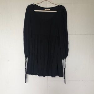 Black flowy dress